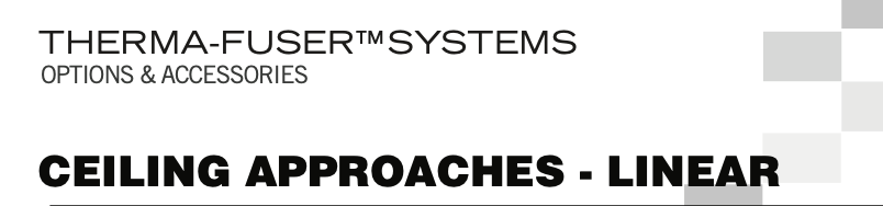 Acutherm - CEILING APPROACHES - LINEAR