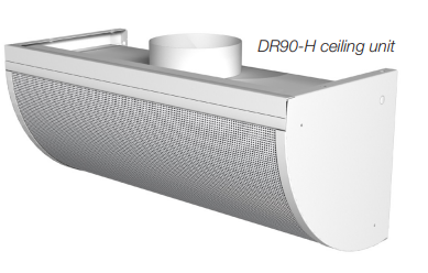 Price - DT -90H -Quarter Round Horizontal 90° Displacement Diffuser