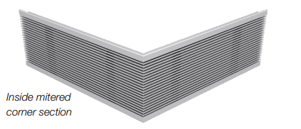 Price - GS -GrillesLBMH - Heavy Duty Linear Bar Grille Mandrel