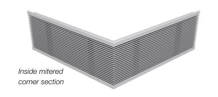 Price - GS -GrillesLBMH - Heavy Duty Linear Bar Grille Mandrel